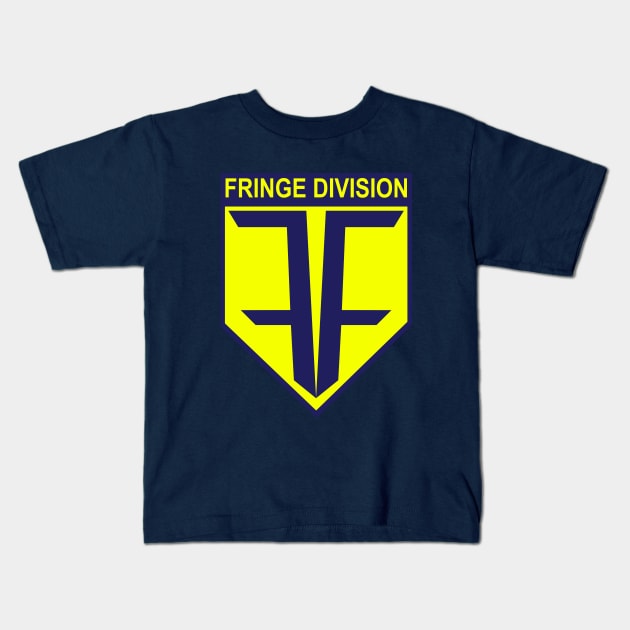 Future Fringe Division Kids T-Shirt by Meta Cortex